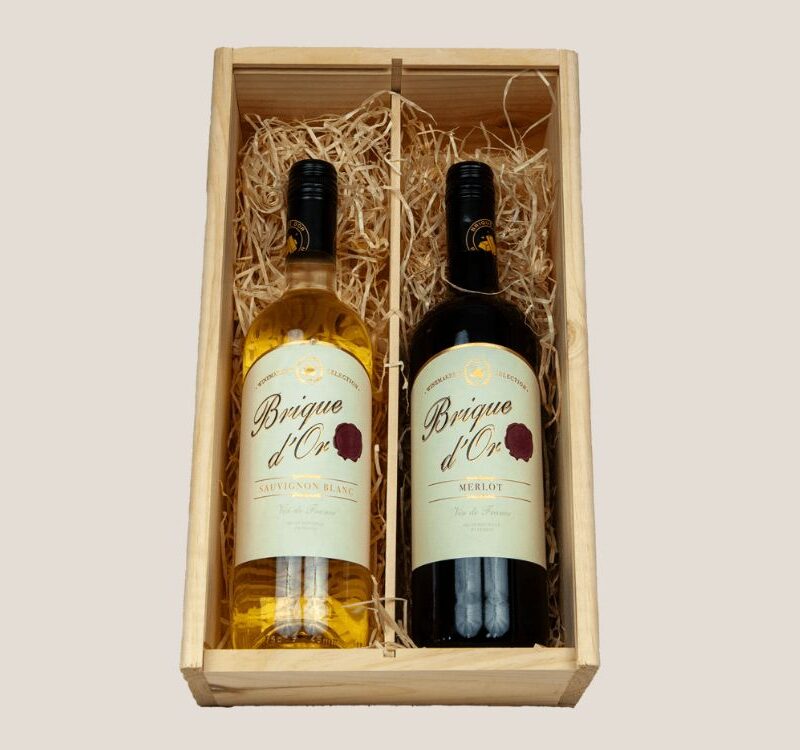 Wijngeschenk Brique d'Or