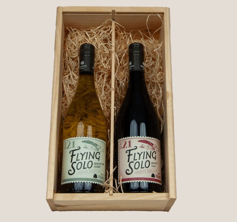 Wijngeschenk Domaine Gayda Flying Solo